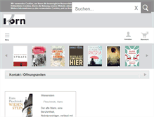 Tablet Screenshot of buchhandlung-korn.de